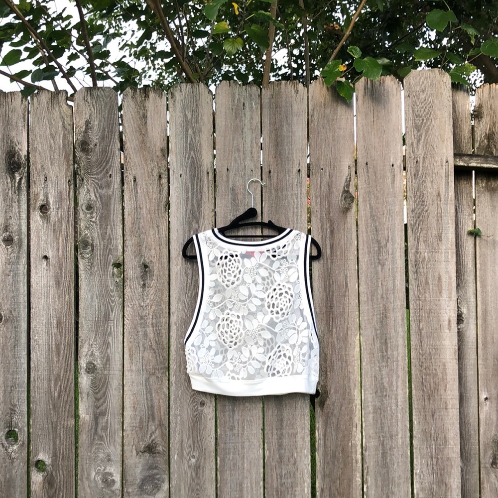Hot Kiss Lace Mesh Top - Picture 2 of 3